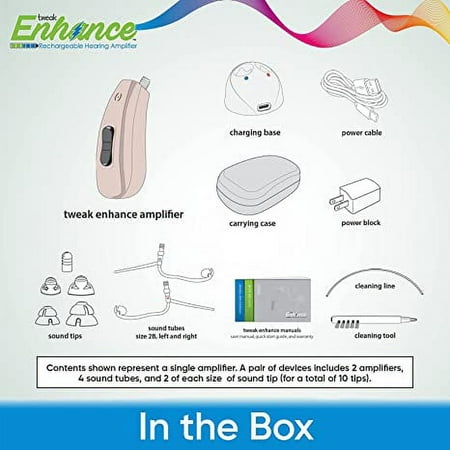 Ear Tech - Tweak Enhance App Control Personal Sound Amplifier - Beige