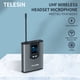 thumbnail image 4 of TELESIN MIC-UHF-02 Micrófono inalámbrico UHF Distancia de transmisión de 50 m Micrófono de mano + Auriculares + Micrófono TELESIN Micrófono, 4 of 6