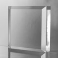 thumbnail image 3 of CiaoHER 2in Thickness Beveled Solid Acrylic Display Block Clear Polished Pedestal Stand Riser Solid Base (7x7), 3 of 4