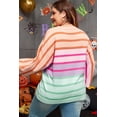 thumbnail image 3 of FOLUNSI Bold Striped Sweater - Chic Fit, Plus Size, Women's Fashion, 3 of 8