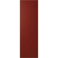 thumbnail image 4 of Ekena Millwork 12"W x 60"H True Fit PVC Single Panel Herringbone Modern Style Fixed Mount Shutters, Pepper Red (Per Pair - Hardware Not Included), 4 of 6