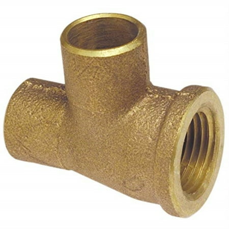 Nibco Reducing Tee,Cast Bronze,C x F x C 714RR 1X1/2X1