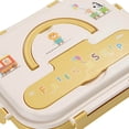 thumbnail image 4 of Portable Lunch Box Microwaveable with Handle 1350ml Boxes Cartoon Lunch for Daycare Office yellow, 4 of 8