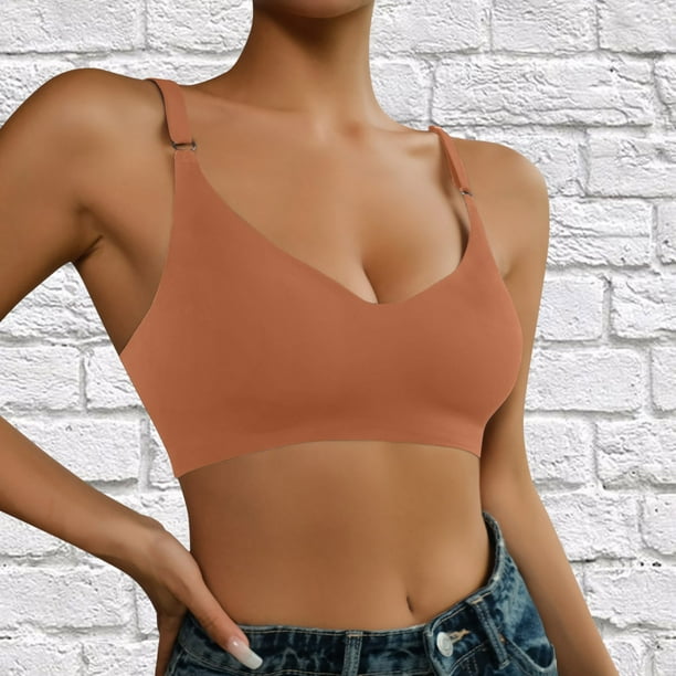 WILLBEST Brasier Transparente Mujer Sujetador Sin Costuras Para Niñas, Sexy, Con Espalda Hermosa, Cómodo Y Sin Aros (2772)