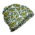 thumbnail image 1 of Floral Unisex Beanie, Realistic Golden Roses Image, Hiking Outdoors, Multicolor, by Ambesonne, 1 of 1