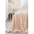 thumbnail image 5 of Mellowdy Plush Blanket - 320GSM Twin/Full Blanket for Couch, Bed (Pearled Ivory, 60x80 inches), 5 of 7