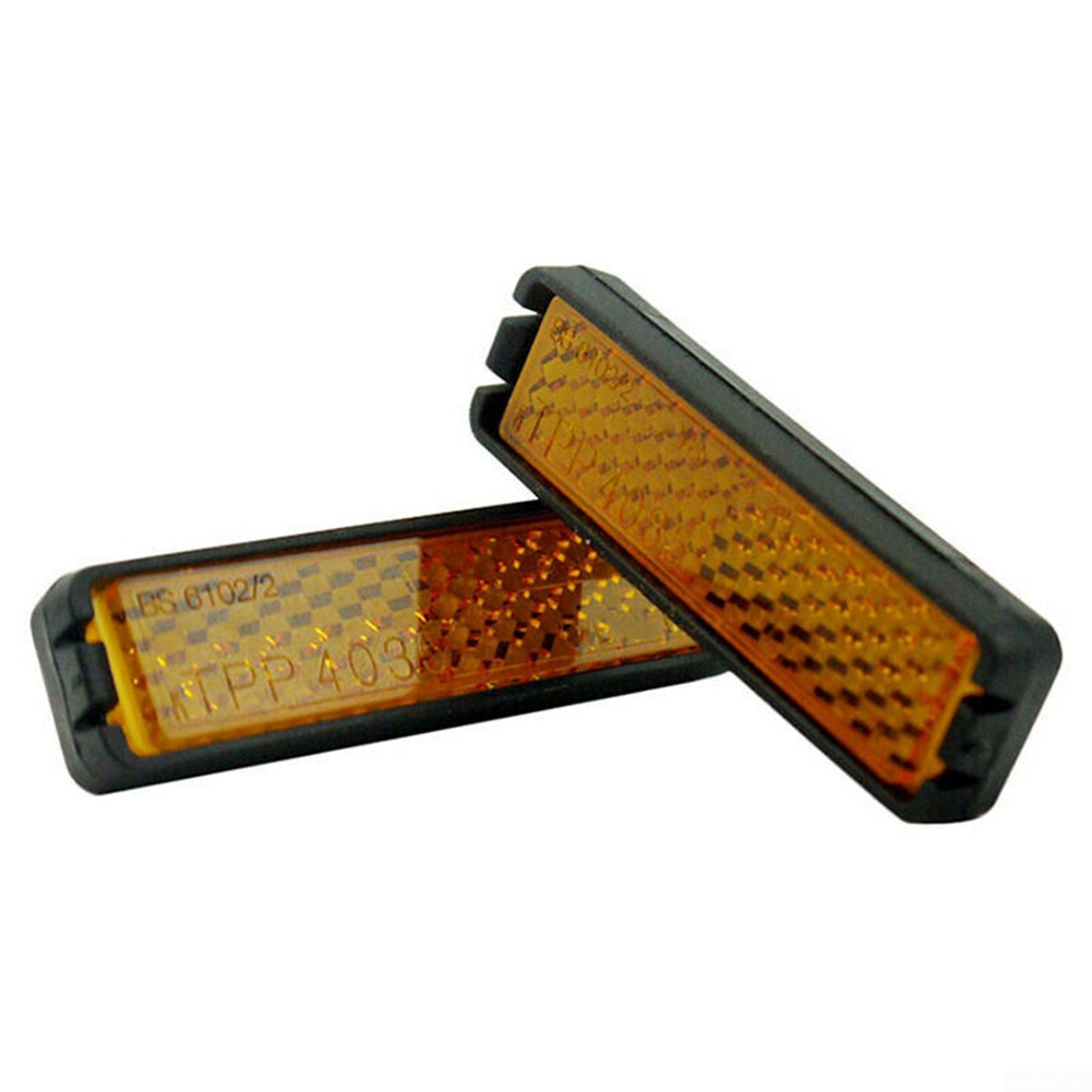 2/4piece Pedal Reflectors Bicycle Pedal Reflector Rear Reflector High