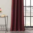 thumbnail image 3 of Half Price Drapes Ruby Grommet Faux Dupioni Silk Room Darkening Curtains (1 Panel), 50WX 108L, 3 of 6