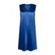 thumbnail image 3 of Vestido de Cuello en V para las Mujeres Verano Color Sólido Vestido de Sueño sin Mangas Vestido de Noche Casual Salón, 3 of 5