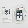 thumbnail image 4 of Inteprter Mini tira LED de 5-24V, controlador de 11 botones, atenuador de plástico RF, control remoto inalámbrico de un solo Color para tira LED 5050 Teléfono y Comunicación, 4 of 6
