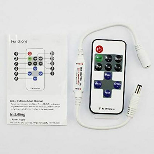 Nuevo Mini Atenuador De Lámpara LED De Un Solo Color DC 5V 12V 24V