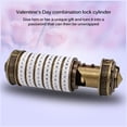 thumbnail image 3 of Lover Lock Aniversario Día De San Valentín Regalo De Cumpleaños Romántico Methold HA024660-01, 3 of 5