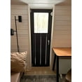 thumbnail image 4 of Naza Home Blackout Pleated Black Blinds Drapes High Shading Accordion Style Window Treatments in Caravan, 4 of 5