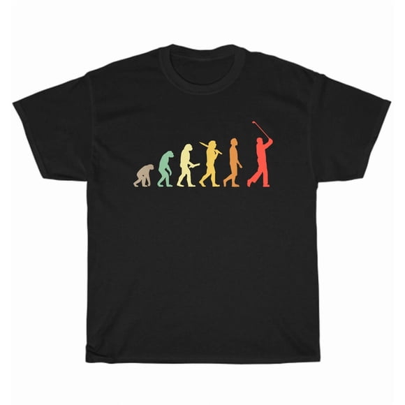 T-Shirt Unisexe Style Rétro Vintage Joueur de Golf Golfeur Évolution Activité Sportive M00236, jusqu'à la Taille 5TG