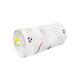 thumbnail image 2 of Cat Tunnel for Play, Spiral Tunnel Cat Toys, Peekaboo Cat Tunnel, Cat Enrichment Toys, 20X10 Inch Portable Polyeste Cat Activity Tunnel, Fun Soccer and Confetti Print Design for, 2 of 3