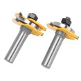 thumbnail image 4 of Rail And Stile Router Bit, 3 Teeth High Efficiency Quick Chip Removal Milling Cutter  For Trimming Slotting ANGGREK T Type Milling Cutter, 4 of 8