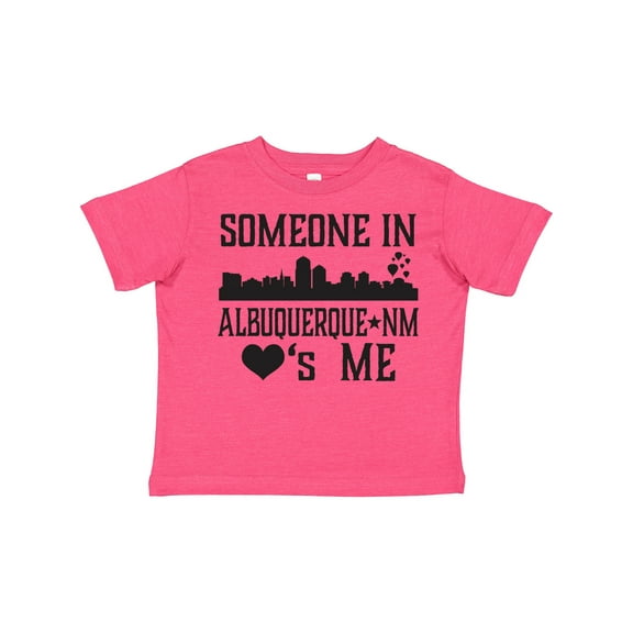 Inktastic Albuquerque New Mexico Someone Loves Me Skyline Boys or Girls Toddler T-Shirt