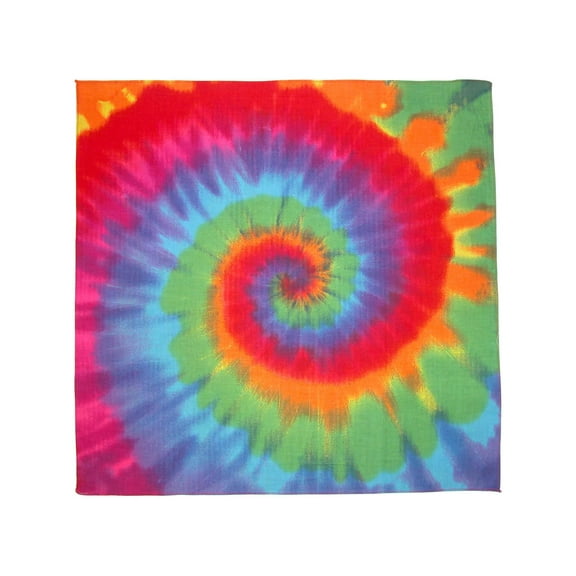 CTM Rainbow Tie Dye Bandana (Pack of 6)