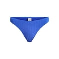 thumbnail image 5 of No Boundaries Women's Herringbone Crinkle Bikini Bottoms, Sizes XXS-XXL, 5 of 5