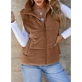 thumbnail image 4 of AELand Women's Corduroy Vests - Lightweight Padded Vest , Sleeveless Puffer Vest with Pockets ,M, 4 of 6