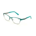 thumbnail image 2 of Large Premium Women Cateye Optical Frame Reading Glasses - Fashion Metal Readers - Clear Lens Eyeglasses, 2 of 4
