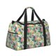 thumbnail image 2 of Fotbe Tropical Flowers Bolsa de Viaje con Estampado, Bolsa de Fin de Semana para Mujer con Compartimento para Zapatos, Bolsa de Gimnasio con Bolsillo Húmedo, 2 of 7