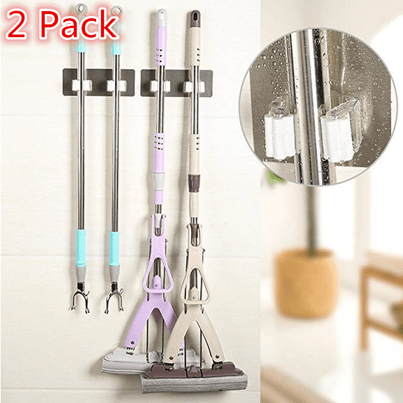 Tools New Organization Kitchen Mop Holder Brush Hanger Broom Rack Wall Mounted 