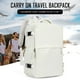 thumbnail image 5 of Mochila de compras Mochila de moda ligera Bolsa de equipaje de viaje (Beige), 5 of 8
