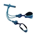 thumbnail image 1 of Banda de resistencia para tobillos con pedal de tubo de 4/8" y asa, cuerda elástica para yoga, abdominales, tensor de pedal para hombres y mujeres, equipo de entrenamiento, 1 of 8