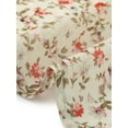 thumbnail image 5 of DARING DIVA Women's Plus Chiffon Flare Short Sleeves Floral Top 4X Apricot, 5 of 6