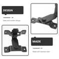 thumbnail image 4 of EXHUMKY Self Locking Gate Latch Stainless Steel Black Piece, 4 of 4