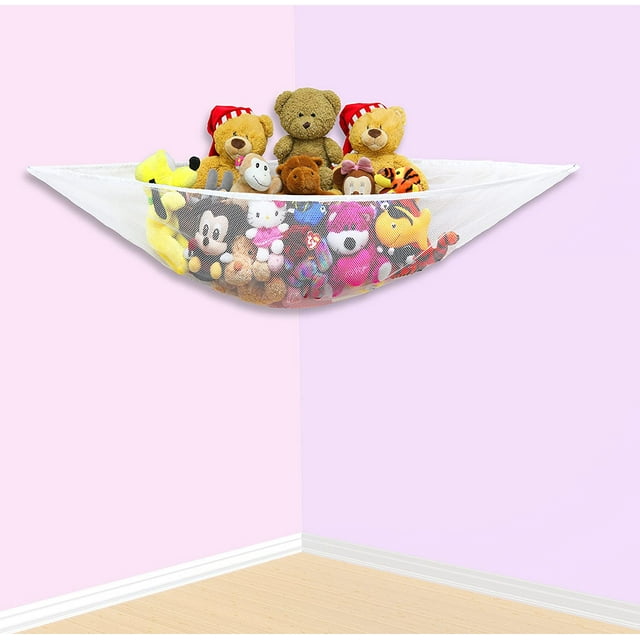 Lot de 2 - Hamac de Rangement Jumbo pour Jouets en Peluche