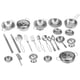 thumbnail image 1 of Juego de Utensilios de Cocina ANGGREK Acero Inoxidable 16 Piezas Plateado, 1 of 8