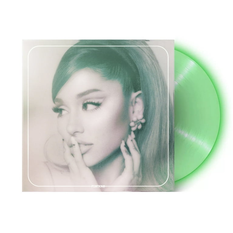 洋楽 Ariana grande Positions deluxe LP Vinyl Positions Deluxe - Ariana Grande (Periwinkle & Clear Swirl