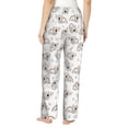 thumbnail image 3 of Goofa Cartoon Koala Printed Soft Pajama Pants for Women, Wide Leg Comfy Casual Lounge Yoga Pants-XX-Large, 3 of 9