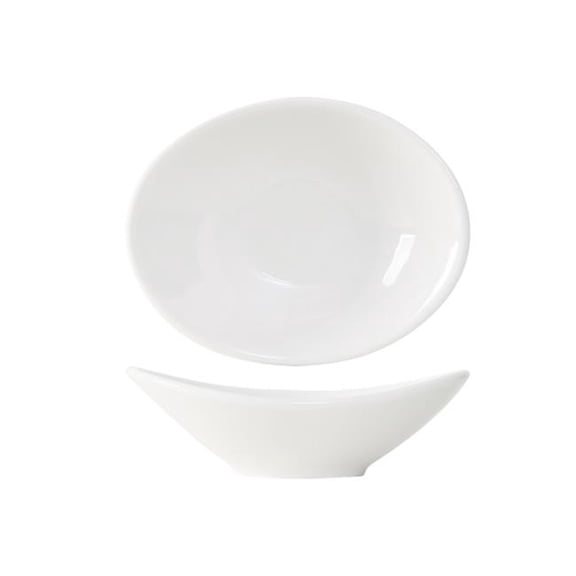 Tuxton AMU-412 Fruit Dish 3 oz - 5.25 in. x 4 in., Pearl White