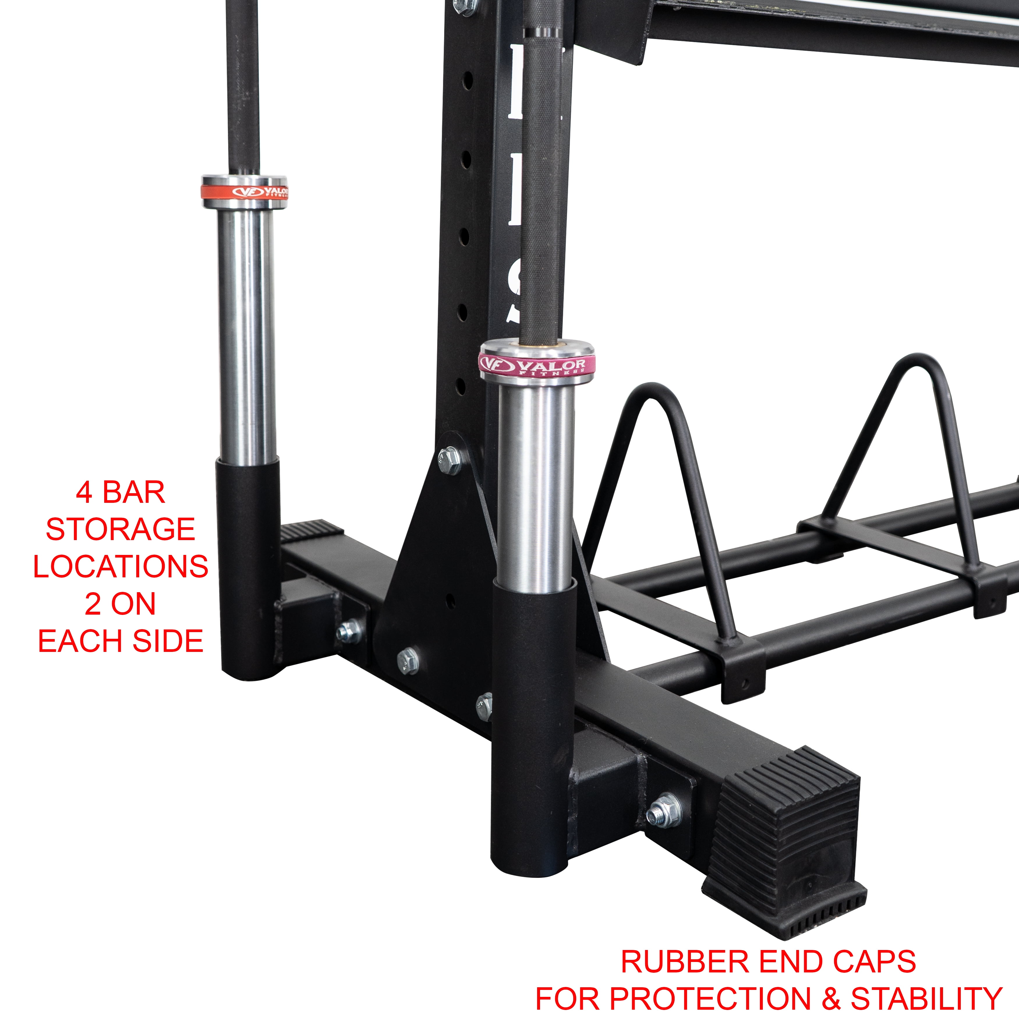 Valor Fitness Combo Weight Storage Rack, 4-Tier Bumper Plate Rack ,Dumbbells, Barbells, & Wall / Medicine Balls -Home Gym Organization -BG-62