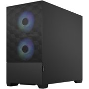 Fractal Design Pop Mini Air RGB Black TG mATX High-Airflow Clear Tempered Glass Window Tower Computer Case