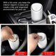 thumbnail image 5 of Cubo de basura para coche JanHm Mini cubo de basura portátil de silicona blanco, 5 of 5