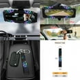 thumbnail image 7 of Renewold Mushroom Galaxy 15 PCS Car Seat Covers Set for Men Women, Soft Seat Protector Steering Wheel Cover Seat Belt Pads Trash Bin Sunglasses Pocket Rear View Mirror Protector Coasters Key Chain, 7 of 7