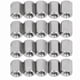thumbnail image 4 of 20-Pack Stainless Steel Hex Coupling Nuts M4 X 0.7 8 L10mm 6-Sided Connector for Installation Rustproof, 4 of 5