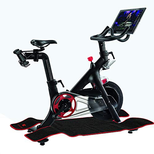 Naisi Heavy Duty Indoor Exercising Bike Mat Compatible with Peloton Bike and ... 