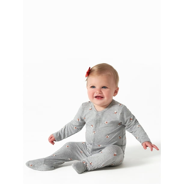 Modern Moments by Gerber Super Soft Baby Unisex Sleep 'n Play Footed