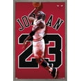 thumbnail image 1 of Michael Jordan - Jersey Wall Poster, 22.375" x 34" Framed, 1 of 4