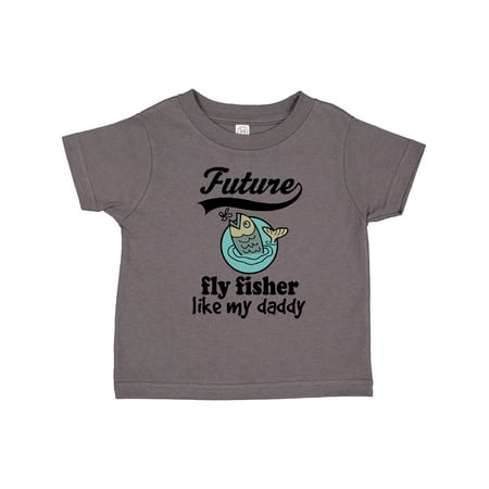 

Inktastic Future Fly Fisher Like My Daddy Gift Toddler Boy or Toddler Girl T-Shirt