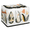 Multicolor 1, variant on CURLYOOT Curious Panda Storage Bin with Zipper Lid, Fabric Storage Basket with Handles, Decorative Foldable Storages Box Clothes Organizer for Closet, Shelf