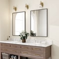 thumbnail image 2 of SEETHRUGLIMMER 38"x26" Rectangular Bathroom Wall Mirror with Metal Frame, Black, 2 of 5