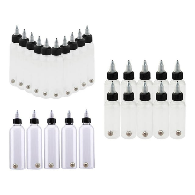 25 Pieces KD001 Squeezable colour Airbrush Ink Pigment Bottles LDPE pc Sunnimix Botellas de pigmento de tinta