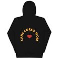 thumbnail image 2 of Cane Corso Mom  pups Unisex Hoodie (Black, S), 2 of 2