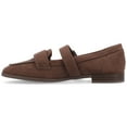 thumbnail image 3 of Journee Womens Caspian Square Toe Loafer Flats, 3 of 10